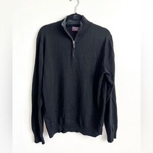 UNTUCKit Men’s 1/4 Zip Merino Wool Sweater - Size Large